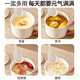 PINYU ceramic stew pot, soup bowl, water-proof stew pot, liner, steamed egg porridge, bird's nest pot with lid, steamed egg earthenware pot, soup pot and stew pot