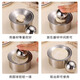 MBVM German 304 stainless steel dumpling wrapper household dumpling wrapper rolling ball round tool dumpling wrapper mold stainless steel wrapper 1 set round ball non-stick skin