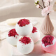 SHU FOORAN rose petal bath milk bath salt ball super multi-bubble explosion ball bath ball bath ball bath essential oil aromatherapy milk 10 roses 10 free petals bath bag bath liquid store hot sale