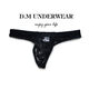 Men's underwear low-waisted sexy thong lace mesh mesh breathable strands empty summer T-shaped sexy temptation black L L weight 115-130 Jin Jin equals 0.5 kg