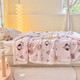 Fantasy A-type three-layer thickened plus plush blanket milk velvet office nap blanket kindergarten blanket autumn and winter blanket Huahuaxiong double-layer thickened high-gram weight milk velvet + lamb's velvet 150*200 single blanket A-type skin-friendly warm can be spread and covered