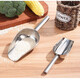 Multi-purpose shovel stainless steel integrated ice shovel grain dried fruits soybeans flour tea leaves miscellaneous grains melon seeds feed shovel 8-inch multi-purpose shovel