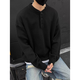Yiran's new sweater for men in autumn, American Henry, lazy style, cleanfit, fashionable bottoming top for men, light gray XL, recommended 115-140Jin Jin is equal to 0.5 kg