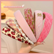Pink headband for women 2025 new high-ceiling temperament hair binding headband for women wide-brimmed hairpin headdress 16# milky white