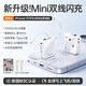 VENIDER Hot Selling 1000W+丨2025 New Small Cube Power Bank National 3C Safety Certification Can Go on Airplanes and High-Speed ​​Rails Compact Comes with Dual Wires Suitable for Apple and Huawei Cloud White丨Mini Comes with Dual Wires 10000mAh 10000mAh Large Capacity丨Latest National Standard 3C Certification丨Dual-Line Flash Charging