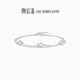 Chao Acer Platinum Star Bracelet for Women PT950 Platinum Hand Jewelry Double Layer Bracelet Birthday Gift for Women Price: 690 yuan including labor cost, chain length is about 15cm + tail chain 5.2g