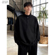 Wu Quanwan American style heavyweight velvet Henry collar inner layering shirt men's cleanfit simple right shoulder slim long-sleeved sweatshirt Black plus velvet models are in stock now Black plus velvet 5XL