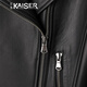 KAISER Kaiser leather jacket for women, sheepskin motorcycle style leather jacket, Korean version, slim, fashionable and trendy, women's jacket M