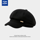 Tang Lion (TonLion) red beret women's autumn and winter British style casual retro all-match fashion face little painter hat octagonal hat black