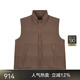 Jiangnan Buyi (JNBY) [Same Model in Shopping Mall] 24 New Winter Product Down Vest Women Loose Stand Collar Simple Casual Sleeveless 5O0C11730 209/Dark Brown XS