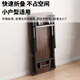Yaoying computer desk folding table office desk home student desk study table e-sports table YLZ11 walnut color 80*40cm