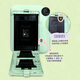 Fuji (FUJIFILM) instax mini12 one-time imaging polaroid camera mini12 hydrangea blue official standard