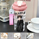 Noya Aya Aya Ri Evangelion Peripheral Animation 2d Water Cup für Freunde BXAO14382 New Century Three Drink Design [550 ml Pink] -Anleiter Druck