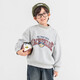 Duojia Bear Print Fake Two-piece Boys' Sweaters Winter Warm and Velvet Bottoming Children's Casual Sports Tops Trendy