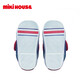 MIKIHOUSE toddler shoes for boys and girls, classic LOGO toddler shoes, infant and toddler sneakers, wear-resistant, non-slip, multi-color, stable period 14, second section (suitable for feet 13.5cm long)