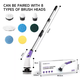 Zhong Zhang Gui electric mop household multi-functional cleaning brush fully automatic lazy mop wet and dry use one mop clean without leaving water stains electric mop - purple ten-in-one