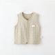 Baby vest pure cotton outer wear to prevent cold children autumn and winter belly protection vest for men and women baby coat shawl vest lotus root powder-7308 bestseller 73 recommended 6-10 months