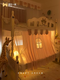 Fantasy Children's Mosquito Net Home Bunk Bed 2025 New Bedroom Customized Bed Curtain Bunk Bunk Princess Curtain Yellow Curtain Window Front Slide Model No Strap Suitable for Bunk Bunk Bunk with Bed Width Within 1.5