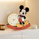 Internet celebrity new panda creative clock ornaments tumbler home silent clock children's room table display Mickey tumbler clock - Mickey holding the cheek (free battery) 20*25 cm