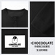 CHOCOOLATE it waffle long-sleeved top men's 2025 autumn black versatile casual pullover henley shirt black 3XL recommended 170Jin Jin equals 0.5kg -190Jin Jin equals 0.5kg