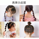 Ye Feili about 500 thickened disposable rubber band headbands high elastic children's rubber band hair band black