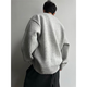 Jufeng light gray Henry collar velvet sweater men's autumn and winter lazy style high-end knitted sweater thickened American polo gray velvet upgraded model 95% users choose 2XL