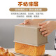 Rice harvested 450g rectangular toast mold non-stick corrugated toast box bread mold oven household baking tools 450g toast mold with lid and oil brush