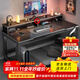 Yaoying Computer Desk Desktop Esports Desk Home Study Desk Writing Desk Workbench Office Desk HXZ33 Upgraded Reinforcement 80*60cm (Esports Black)