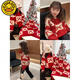 G.duck Chinese New Year parent-child outfits for a family of three, red Year of the Horse sweaters, autumn and winter Christmas mother-son and mother-daughter festive knitted New Year clothes, red 100