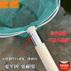 Zhizhou Solid Circle Fishing Net Pocket Copying Net Wooden Handle Fishing Net Copying Fishing Net Shrimp Net Fishing Cleaning Leaf Fishing 30cm Handle Single Net Circle Flat Head