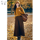 Keyin autumn and winter dress women's suit 2025 new Korean fashion wear knitted sweater skirt women's sweater + skirt XL
