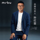 Mr. Bu star-like long-sleeved T-shirt for men's small white T-inner, long-sleeved standard T-round neck-white L(175)