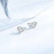 Chao Acer Auspicious Moiré Platinum Earrings PT950 Platinum Earrings for Ear Supporting Chinese Style Gifts for Women Price: One pair, including labor cost 170 yuan (free silicone earplugs) 1.45g