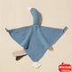 Jingmengyuan crumpled cloth soothing napkin baby can chew the doll sleep baby put to sleep pure cotton gauze little swan hand puppet gray bunny (goose) 1 pack