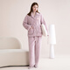 Fenton pajamas for women double-sided warm velvet anti-static 2025 new warm lapel cardigan loose couple home wear