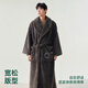 Anzhiban Giant Warm Couple Pajamas Nightgown Winter Coral Velvet Women's Men's Bathrobe Home Clothing Whale Gray 2XL