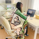 Flannel blanket, single blanket, towel, quilt, blanket, small quilt, lunch break, office dormitory shawl blanket, 100*140cm, 5cm, random colors