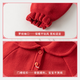David Bella (Dave/Bella) Falda infantil 2025 Invierno NUEVO Estilo Niñas más Velvet Mesh Skirt Baby Girl Falda para niños Vestido de suéter para niños Rojo [lugar] 80 cm (altura recomendada 73-80 cm)