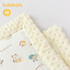 BALABALA shopping mall same style baby blanket newborn quilt beanie blanket 2025 new soft white and yellow tone 00313 80cm