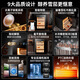 Shantou Lincun Qielong fingerprint lock cigar cabinet constant temperature and humidity cedar wood shelf water ion removal of ammonia alcohol WIFI cigar cabinet 95C cigar basket model ammonia purification + WiFi + fingerprint lock + cedar wood shelf