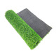 Liangxiang Simulated Lawn Carpet Plastic Artificial Green Fake Turf Kindergarten Balcony Outdoor Padding Courtyard Engineering Fence 3mx1m Spring Grass 2cm Encrypted Style