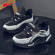 Warrior Children's Casual Soft Soled Cotton Shoes Autumn and Winter Boys' Velvet Warm Sports Shoes WZ-C203L Light Gray/Black 38