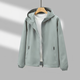 Double-layered coat for women spring and autumn 2025 new hooded versatile early autumn windbreaker short coat top jacket for men, black, thousands of people bought - almost sold out, same style for men and women, XL, recommended 118-132 Jin Jin equals 0.5 kg