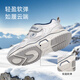 Tyranis winter children's sports shoes plus velvet to keep warm cotton shoes for boys and girls non-slip dad shoes gray/silver 28