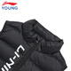 Li Ning (LI-NING) children's clothing children's down vest for men and women small and large children's waterproof and warm down vest 150YMRV025-1