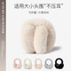 Plush earmuffs, winter women's fashion, winter warm earbags, ear protection, earmuffs, foldable student antifreeze earmuffs, camel color, skin-friendly and non-prickly, foldable