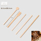 Noxian independently packaged stirring stick disposable wooden coffee stirring spoon milk tea drink long handle thickened honey milk powder stick 13cm paddle stick 500 pieces in bulk