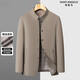 SAINT ANGELO Zhongshan Men's Executive Jacket 2025 Autumn New Chinese Stand Collar Business Chinese Suit Jacket Black M 170 [Suggested 115-130Jin [Jin equals 0.5 kg]]