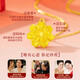 Chow Tai Fook Gold Pendant for Women Pure Gold Flower Blooming Wealth Necklace Birthday Chinese Valentine's Day Gift for Wife and Mom Chinese Valentine's Day Pure Gold Wealth Flower Gift S925 Golden Chain