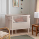 SEBRA Danish crib growth type original imported extended crib surround, bed curtain, sheet, children's bed with seven-piece crib set A bed (including mattress) + full bed surround, etc.